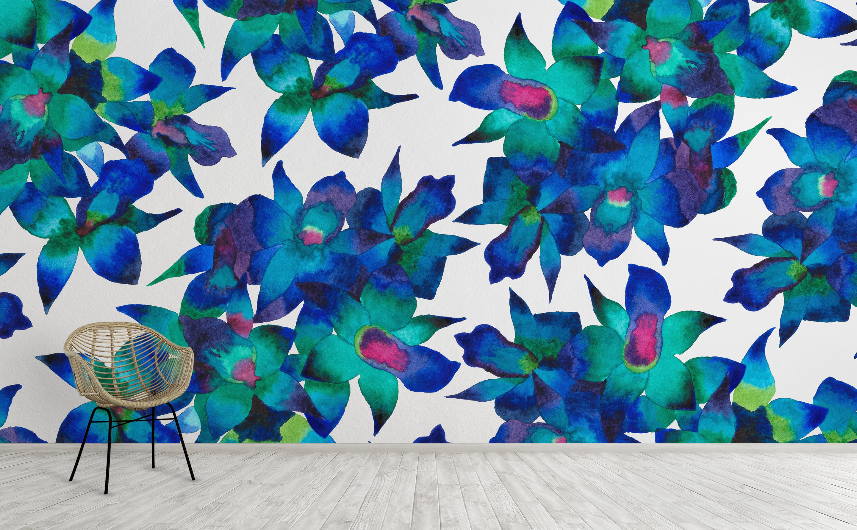 Orchid Fascination Wall Mural by Walls Need Loveﾮ