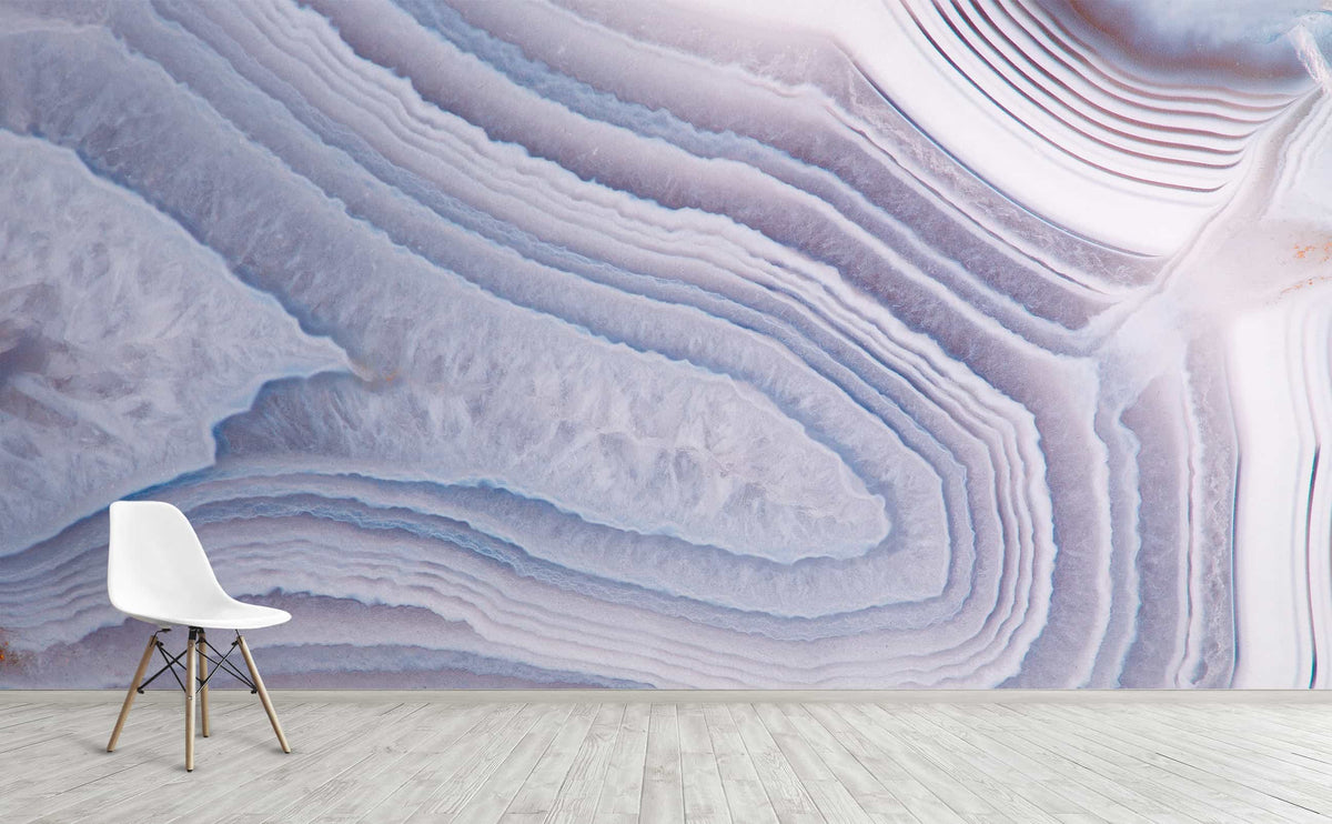 Natural polished stone quartz Wall Mural Crystal Bridge