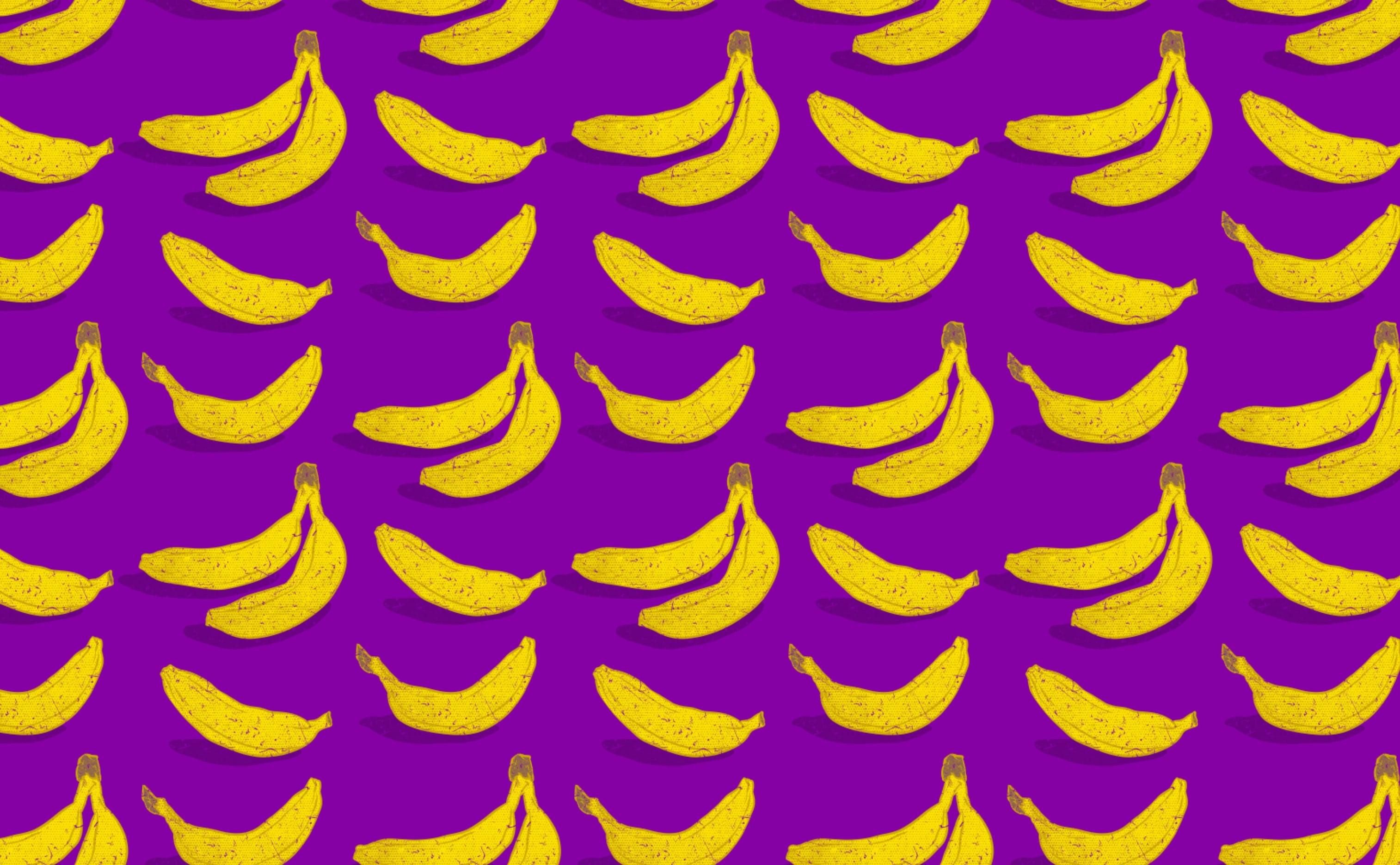 Banana on Purple