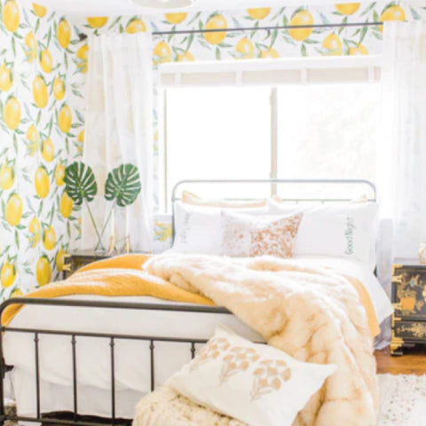 Room Makeover with Joyfully Green: Guest Room Transformed with Bright New Walls