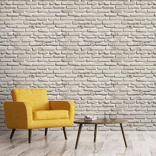 Peel and Stick 3D Brick Wall Panels for Interior Wall Decor White Brick  Wallpaper for Living Room Bedroom Background Wall Decoration Pack of 5  White