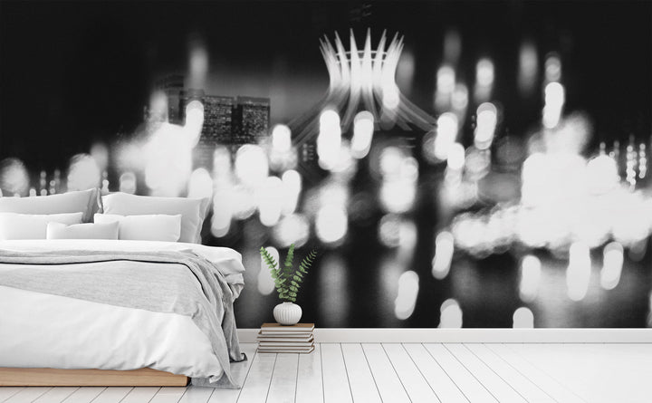 Brasilia wall mural in a bedroom | Walls Need Love
