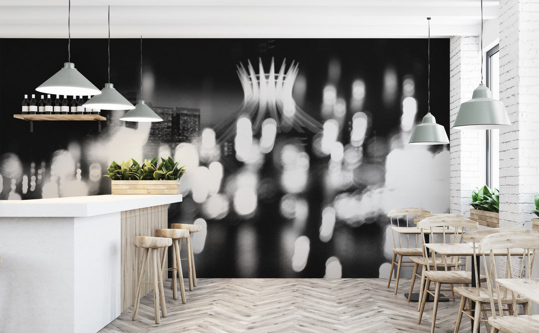 Brasilia wall mural in a restaurant | Walls Need Love