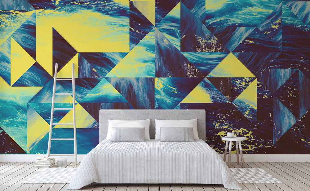 Frag five wall mural in a bedroom | Walls Need Love