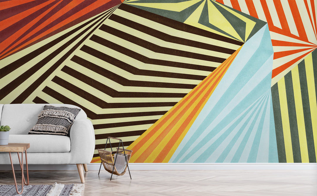 Yaipei wall mural in a living room | Walls Need Love