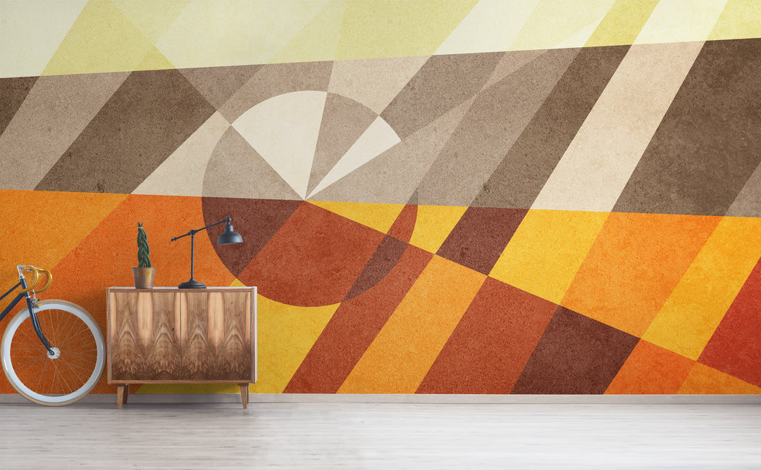 Earth wall mural in a hallway | Walls Need Love
