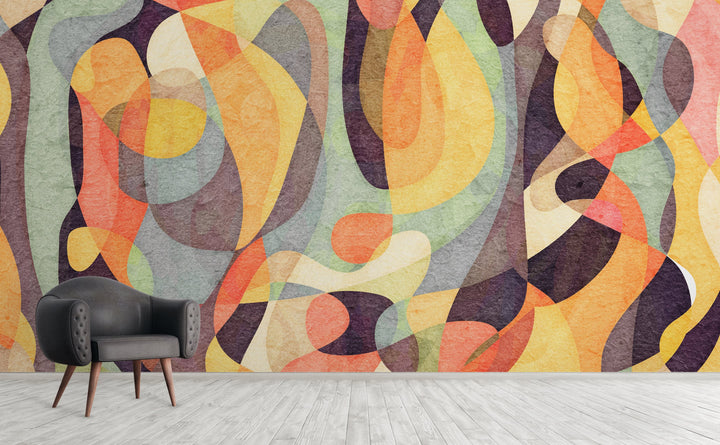 From Darkness wall mural on an interior wall | Walls Need Love