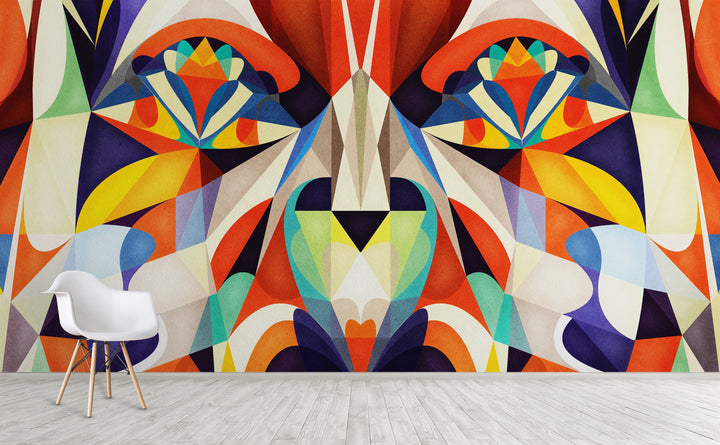 Something to Look At wall mural on an interior wall | Walls Need Love