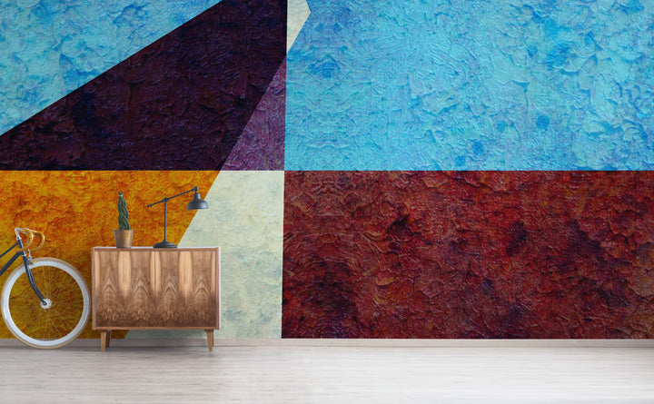 The Walk Home wall mural in a hallway | Walls Need Love