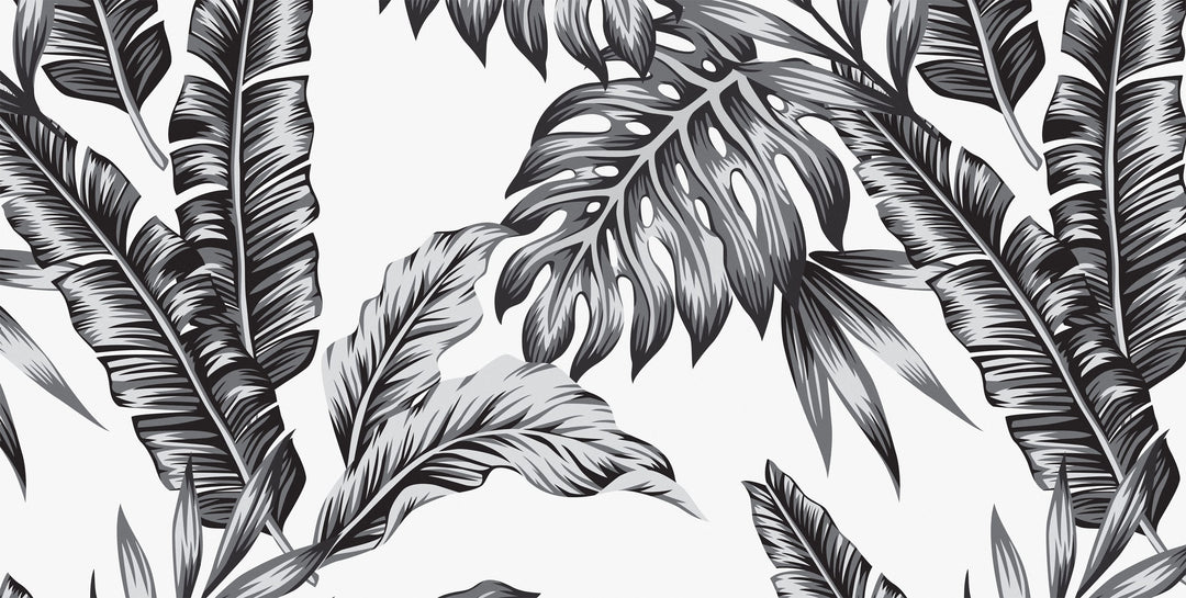 Retro Palms wall mural full design | Walls Need Love