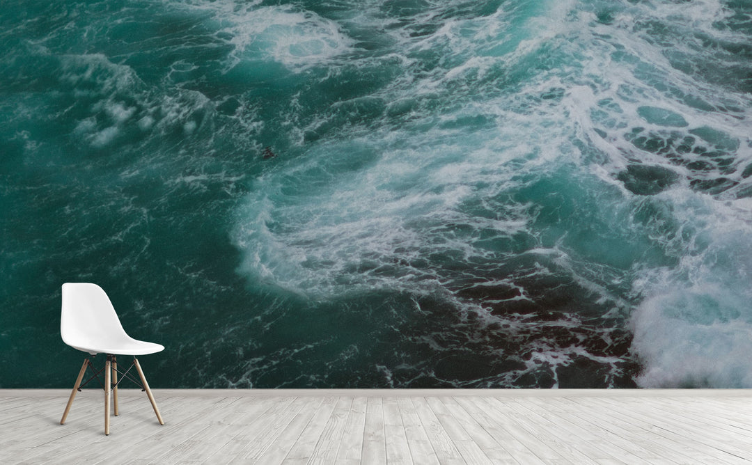 Big Sur wall mural on an interior wall | Walls Need Love
