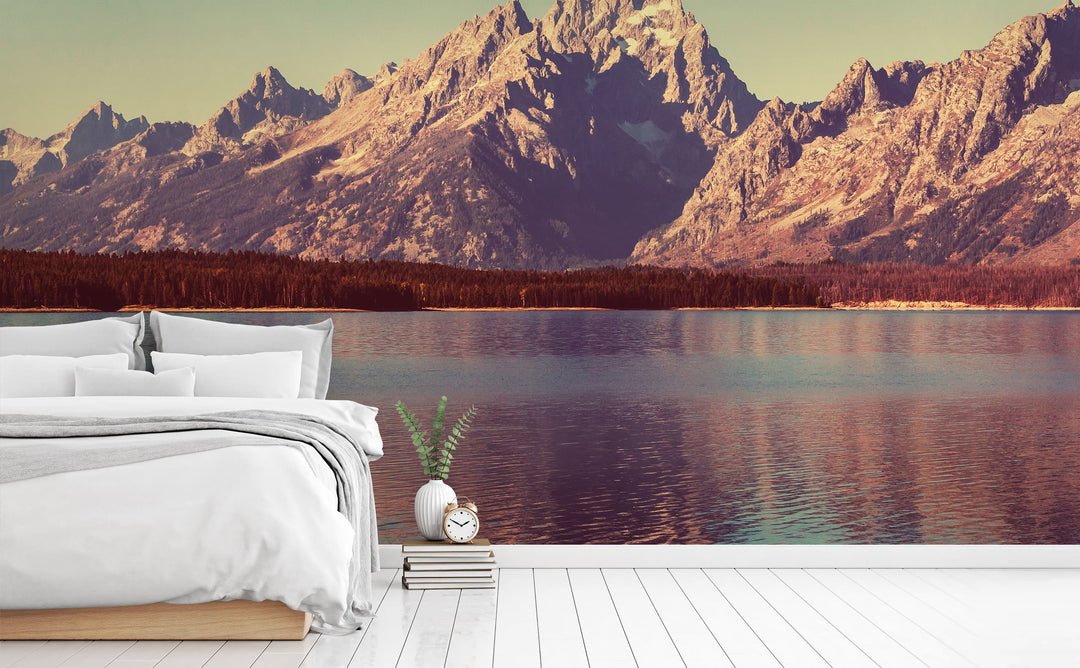 Infinite Desert wall mural in a bedroom | Walls Need Love