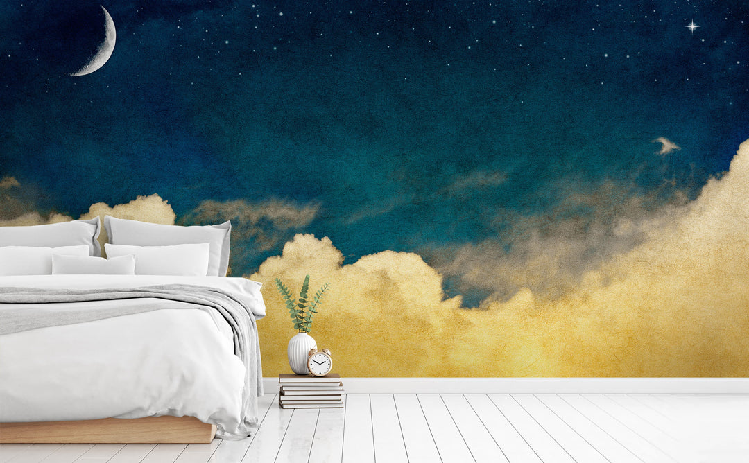 One For The Dreamers wall mural in a bedroom | Walls Need Love