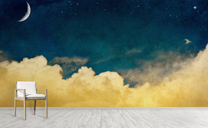 One For The Dreamers wall mural on an interior wall | Walls Need Love
