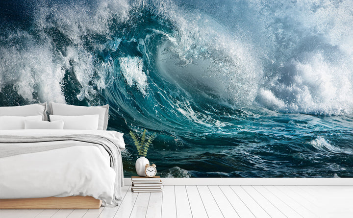 Rip Curl wall mural in a bedroom | Walls Need Love