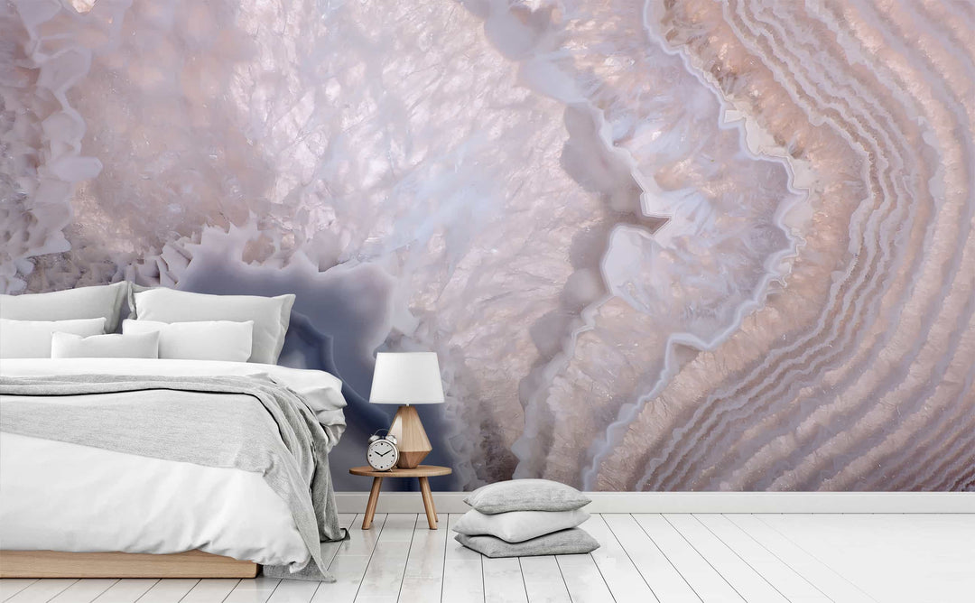 Under the Covers wall mural in a bedroom | Walls Need Love