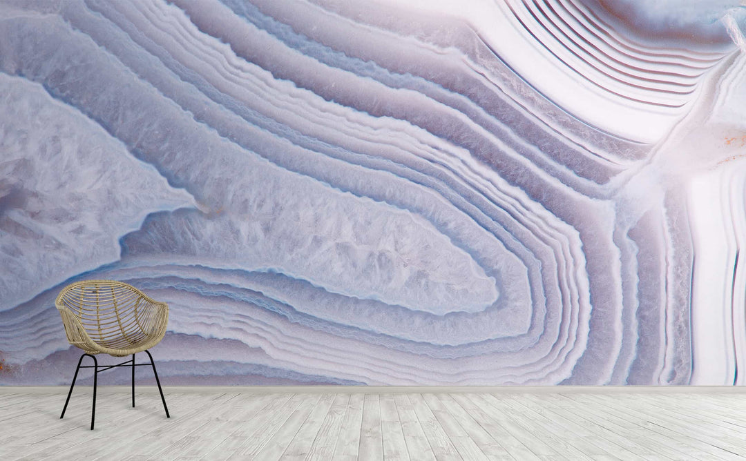Crystal Bridge wall mural on an interior wall | Walls Need Love