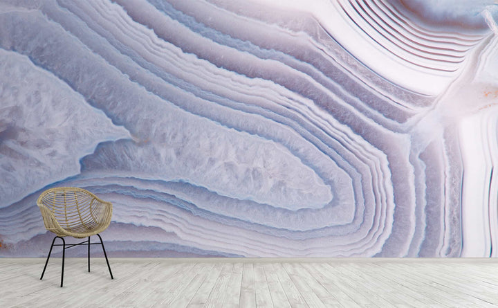 Crystal Bridge wall mural on an interior wall | Walls Need Love