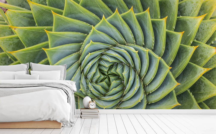 Eco Escape wall mural in a bedroom | Walls Need Love