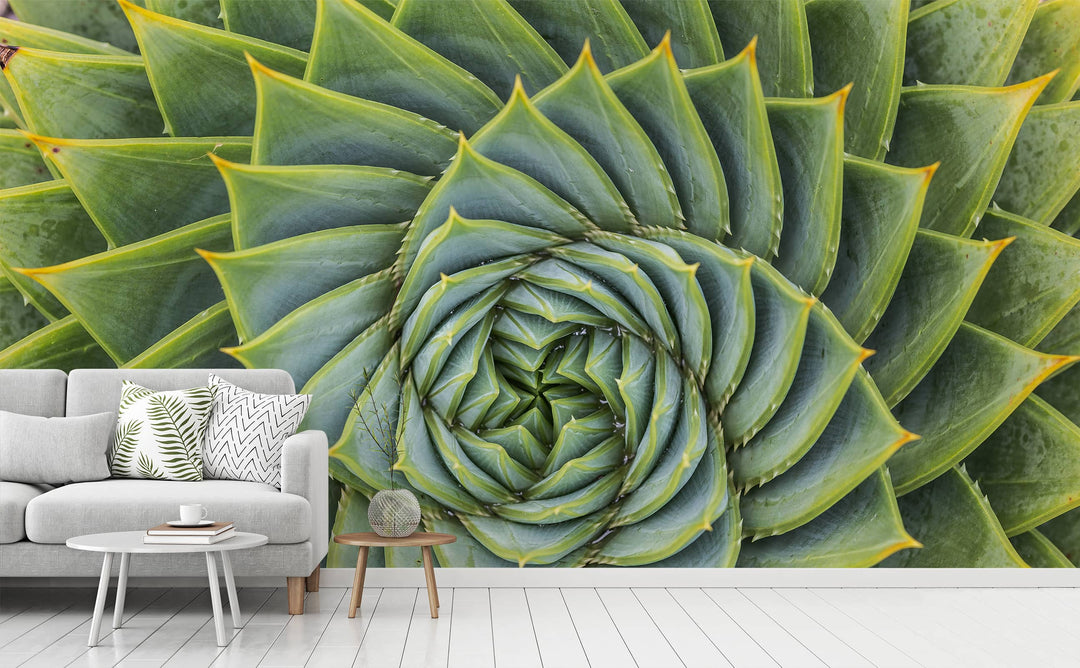 Eco Escape wall mural in a living room | Walls Need Love