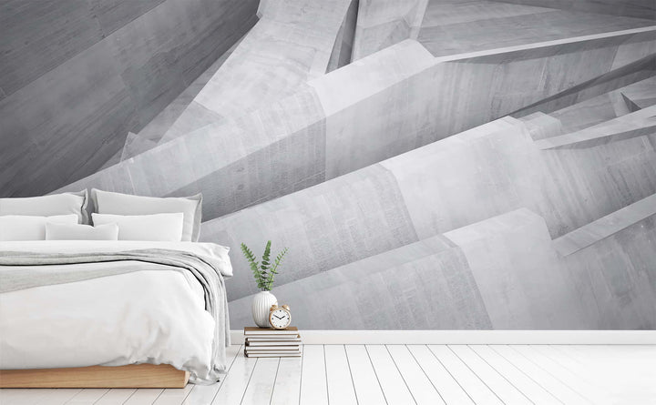 Hidden Stability wall mural in a bedroom | Walls Need Love