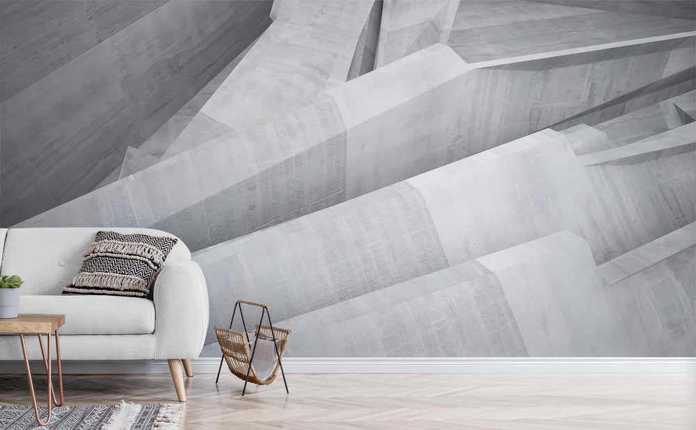 Hidden Stability wall mural in a living room | Walls Need Love