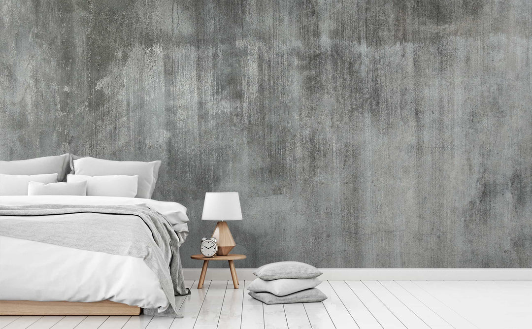 Heavy Rain wall mural in a bedroom | Walls Need Love