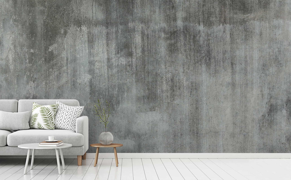 Heavy Rain wall mural in a living room | Walls Need Love