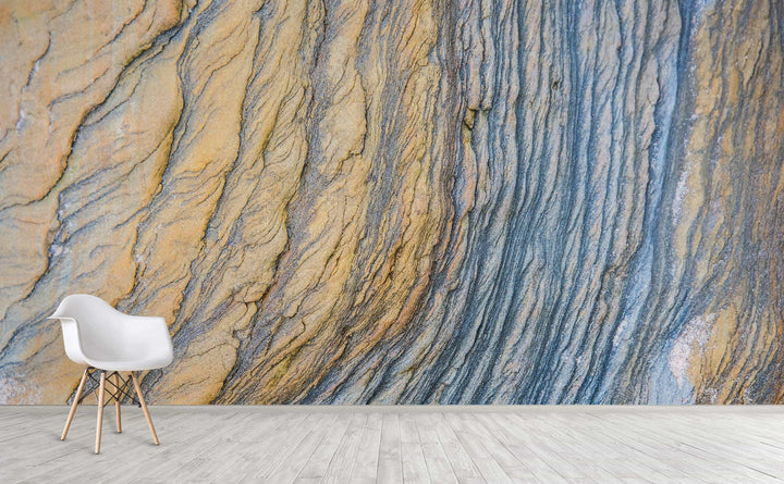 Riverbed wall mural on an interior wall | Walls Need Love