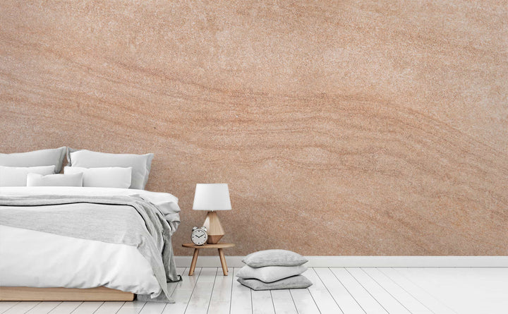 Smooth Flagstone wall mural in a bedroom | Walls Need Love