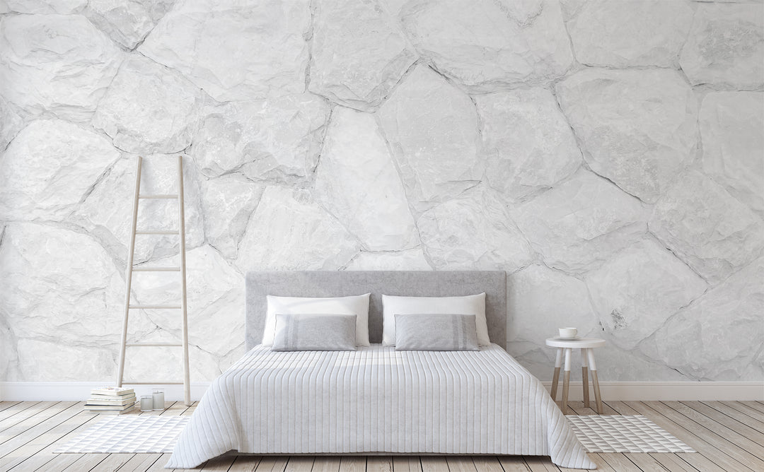 Ivory Tower wall mural in a bedroom | Walls Need Love