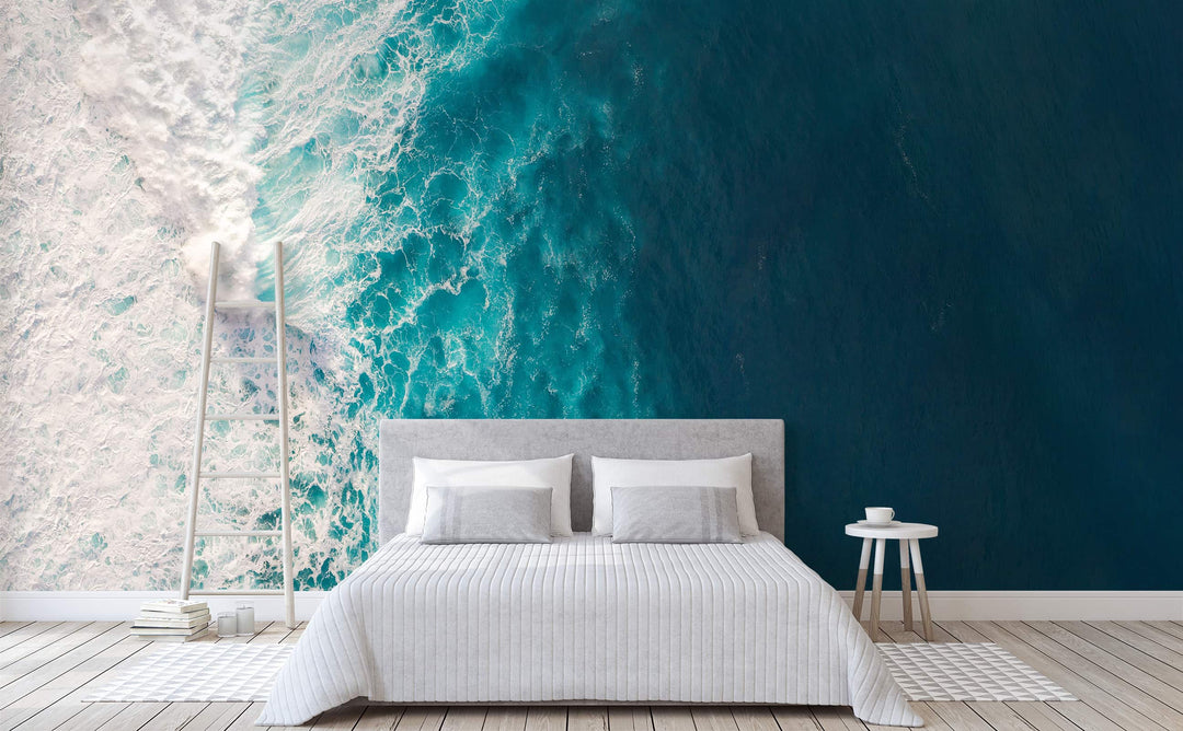 Nautical Daydream wall mural in a bedroom | Walls Need Love