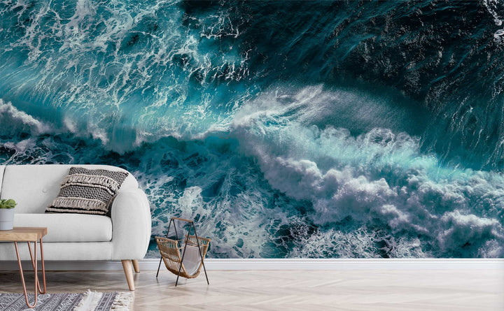 Infinite Break wall mural in a living room | Walls Need Love