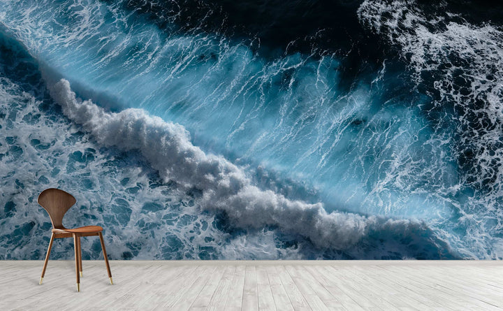 Endless Surf wall mural on an interior wall | Walls Need Love
