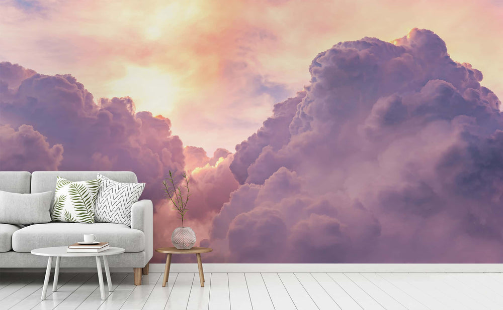 Waking Dream wall mural in a living room | Walls Need Love