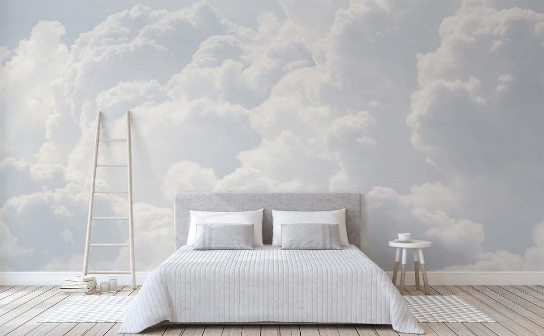Angelic Morning wall mural in a bedroom | Walls Need Love