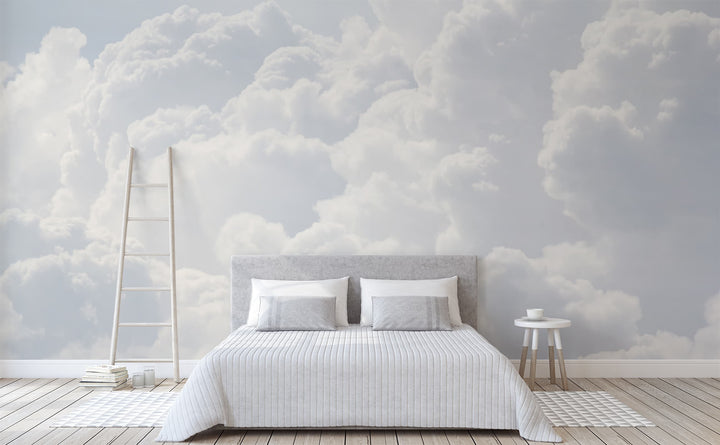 Angelic Morning wall mural in a bedroom | Walls Need Love