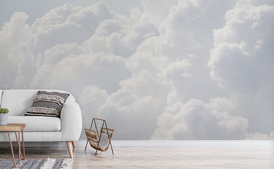Angelic Morning wall mural in a living room | Walls Need Love