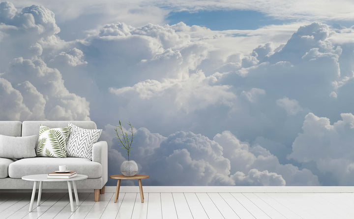 Window Seat wall mural in a living room | Walls Need Love