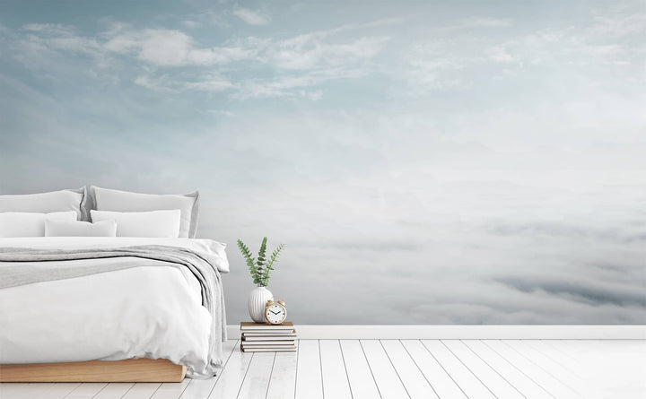 The Aeronaut wall mural in a bedroom | Walls Need Love