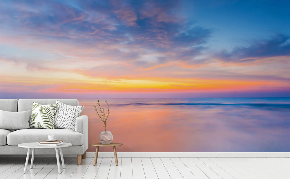 Pure Bliss wall mural in a living room | Walls Need Love