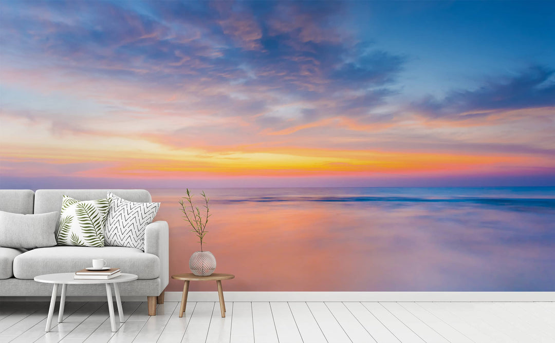 Pure Bliss wall mural in a living room | Walls Need Love