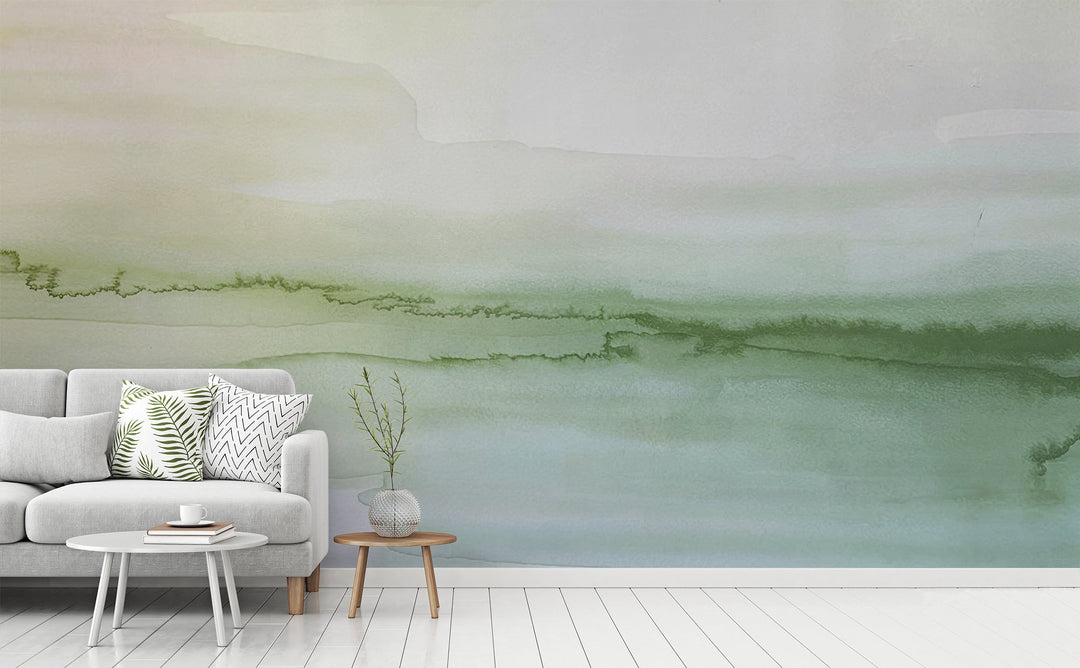 Watercolor Collection - Jade | Wall Mural