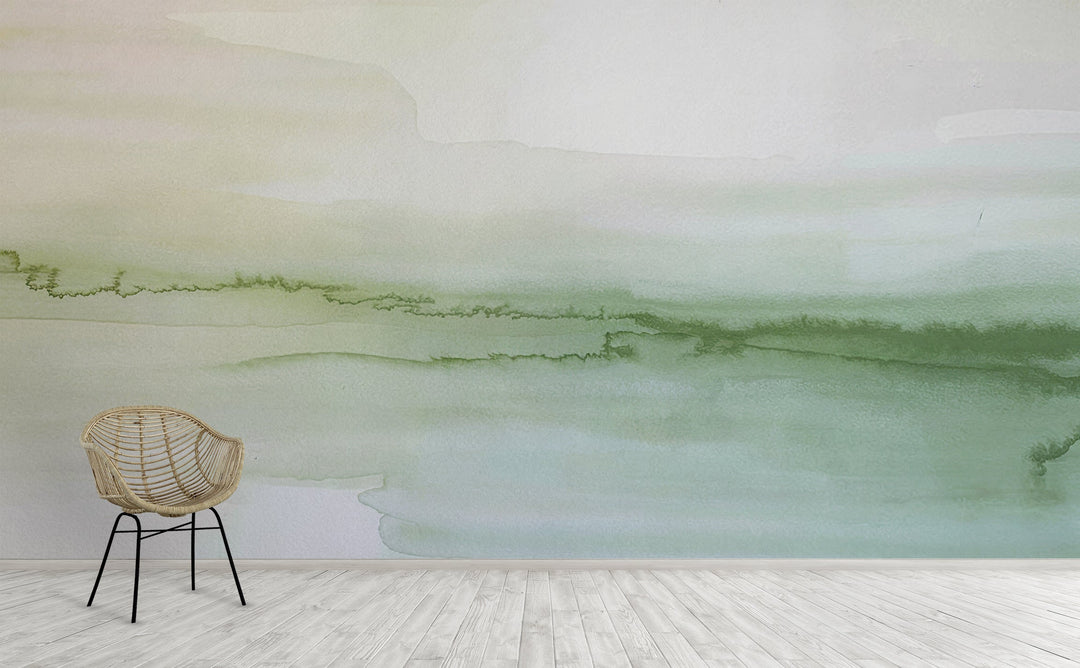 Watercolor Collection - Jade | Wall Mural