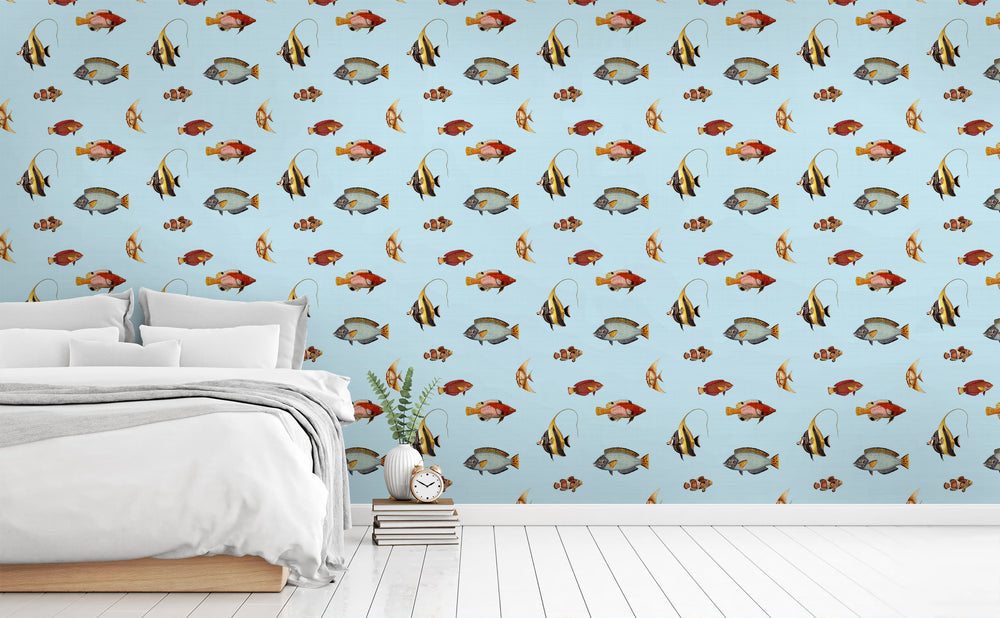 Marine Life Wallpaper by Walls Need Love