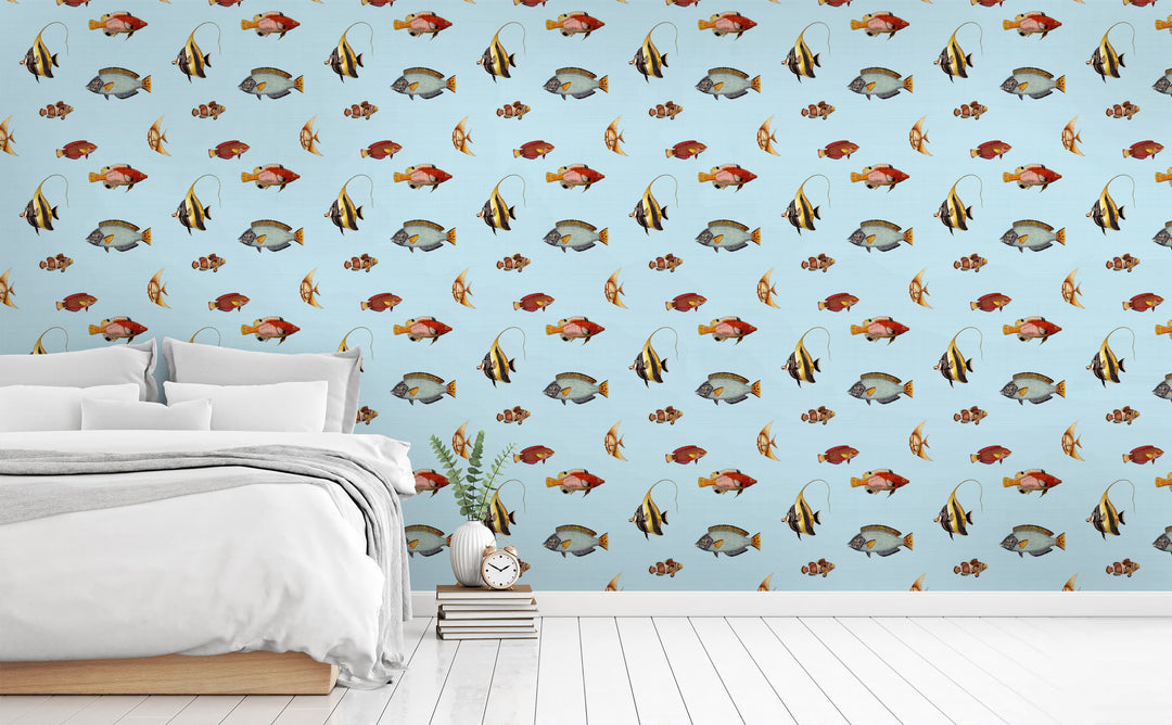 Marine Life Wallpaper by Walls Need Love