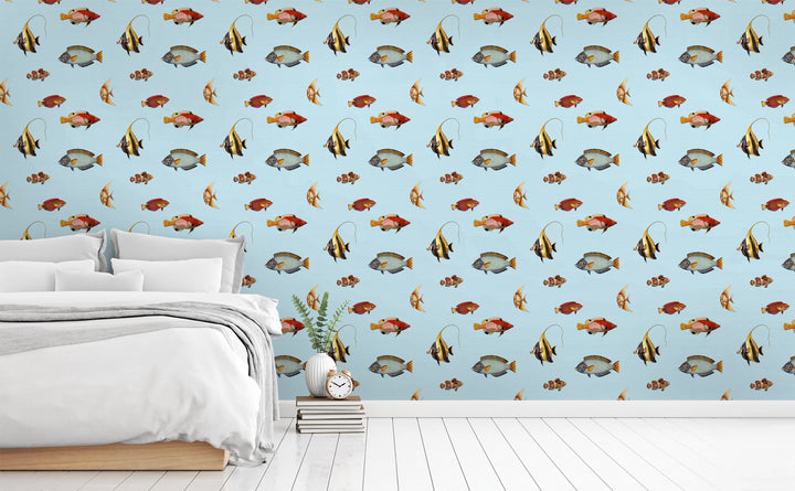 Marine Life Wallpaper by Walls Need Love
