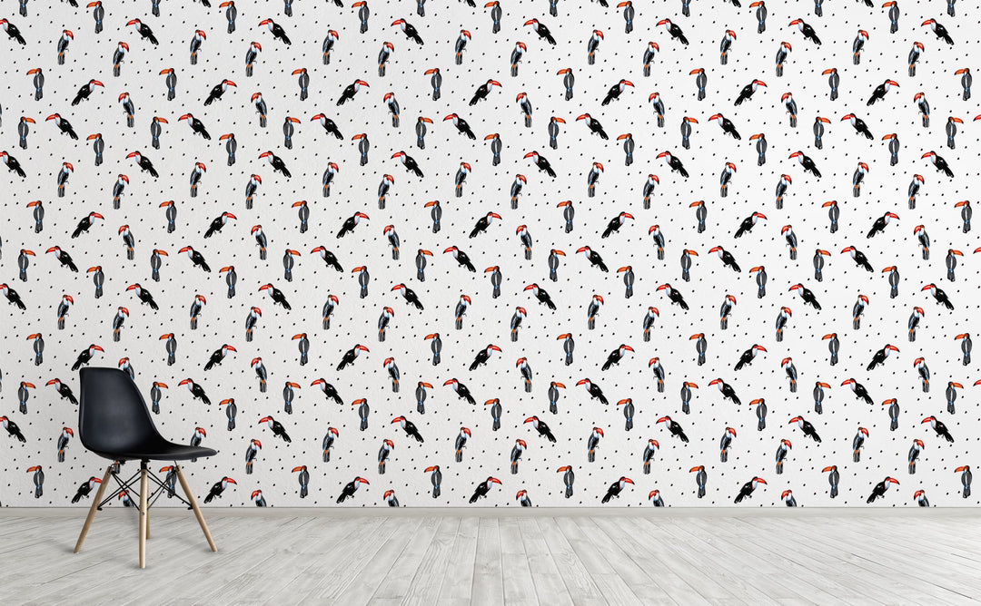 Too Many Toucans Wallpaper by Walls Need Love