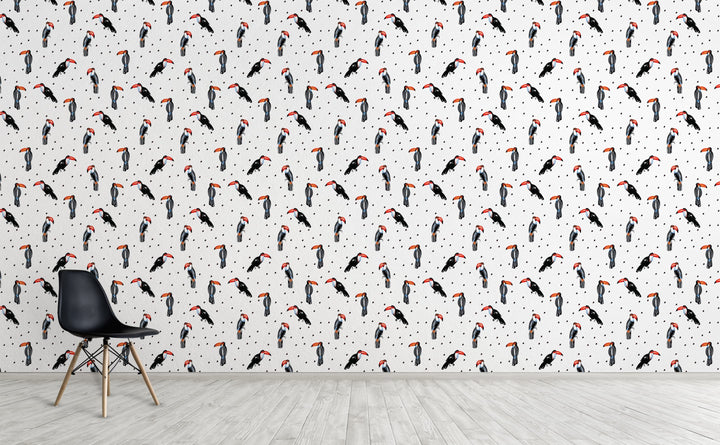 Too Many Toucans Wallpaper by Walls Need Love