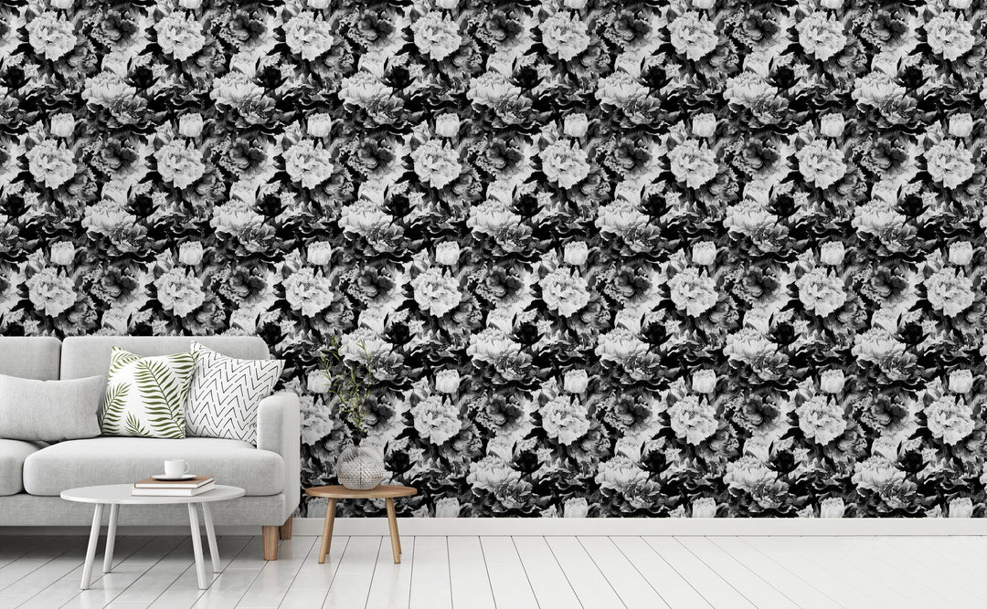 Irene wallpaper in a living room | Walls Need Love